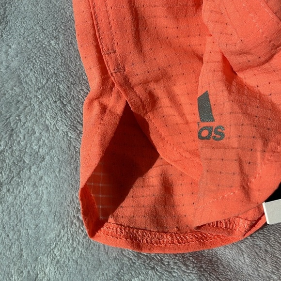 NEW Adidas Salmon Athletic Shorts Lightweight Elastic Waist - Picture 8 of 8
